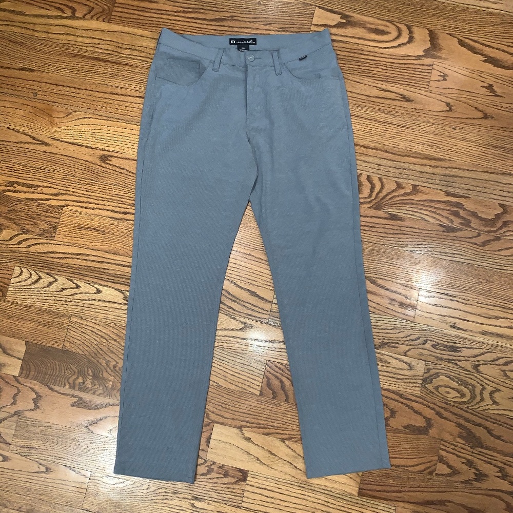 Travis Mathew Men's Slack Pants Gray Size 34/32